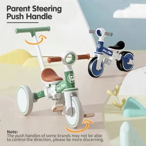 Tricycles for 1-3 Year Old  with Parent Steering