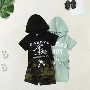 Hooded Short Sleeve with Shorts