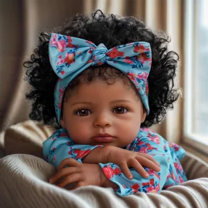 18-Inch Realistic Newborn Doll with Clothes and Toy Gift