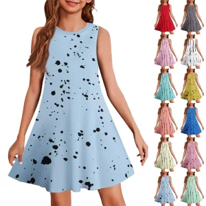 Girls Sleeveless Dresses