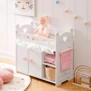 Wooden Doll Crib